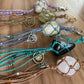 Crystal Tumble Stone Keychain