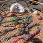 Crystal Tumble Stone Keychain