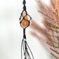 Crystal Tumble Stone Keychain